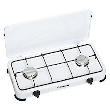 Campart Doppel-Brenner-Gasgrill