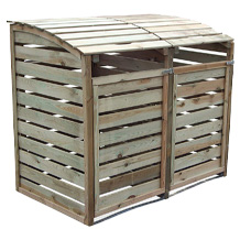 Alpholz Mülltonnenschrank