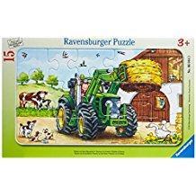 Ravensburger Traktor auf dem Bauernhof