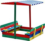 Überdachter Sandkasten