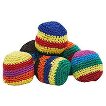 Blue Panda Footbag