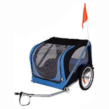 dibea Fahrrad-Hundeanhänger