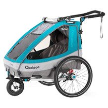 Qeridoo Fahrradanhänger für Kinder