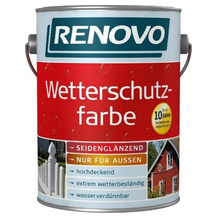 Brillux weiße Wetterschutzfarbe