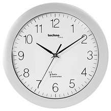 Technoline lautlose Funk-Wanduhr