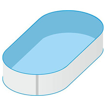 Trendpool ovaler Pool