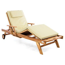 divero Teak-Sonnenliege