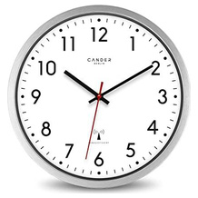 Cander Berlin geräuschlose Funk-Wanduhr