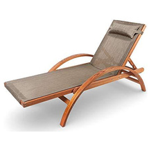 Ampel 24 Holz-Gartenliege