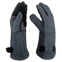 APOGO Leder-Grillhandschuh