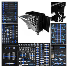 BensonTools gefüllter Werkzeugwagen