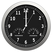 BonVivo lautlose Funk-Wanduhr