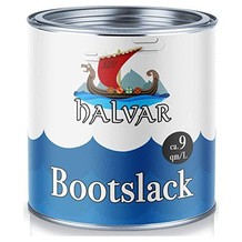 Halvar weißer Bootslack