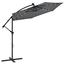 Juskys Sonnenschirm mit LED