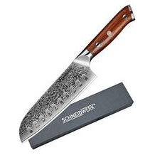 SCHNEIDWERK Santoku-Damastmesser