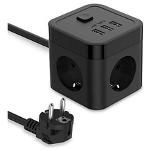 JSVER Steckdosenwürfel