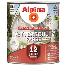 Alpina weiße Wetterschutzfarbe