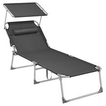 Songmics Aluminium-Sonnenliege