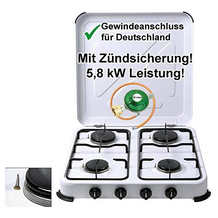 BlueCraft 4-flammiger Campingkocher