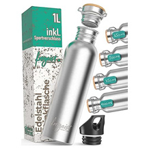 1-Liter-Edelstahl-Trinkflasche