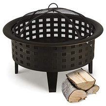 Blumfeldt Feuerschale mit Funkenschutz