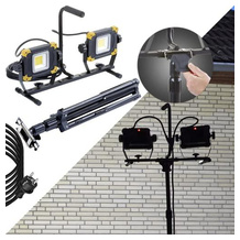 Northpoint Baustrahler mit Stativ