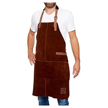 REDSALT Leder-Grillschürze