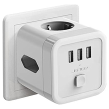 JSVER Steckdosenwürfel