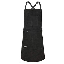 LeaSeek Leder-Grillschürze