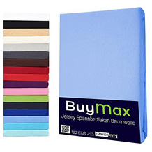 Buymax Spannbetttuch 90x200