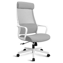 MELOKEA weißer Bürostuhl