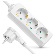 deleyCON Flachstecker-Steckdosenleiste