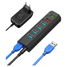 Vansuny USB-Verteiler mit Netzteil