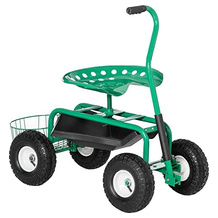 Outsunny fahrbarer Gartensitz