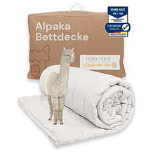 Alpakanacht Alpaka-Wolldecke