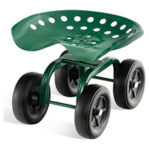 Costway fahrbarer Gartensitz