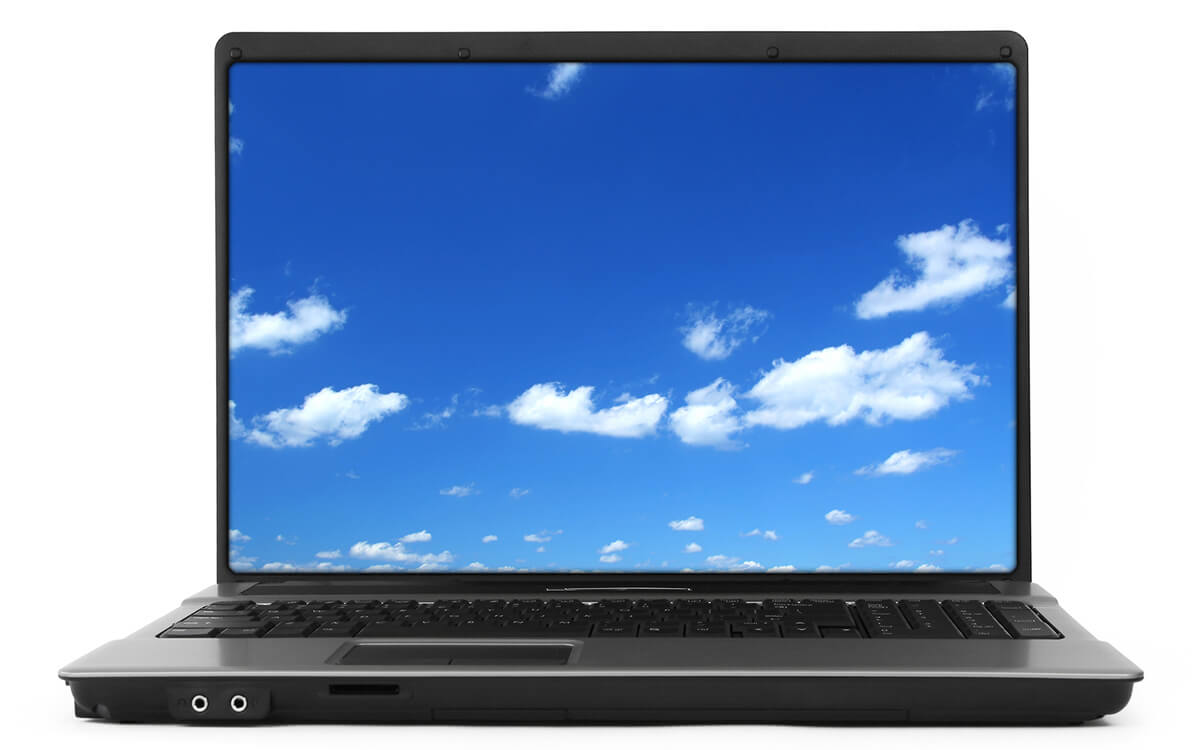 offener Laptop