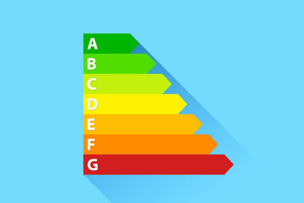 Energielabel Pfeile