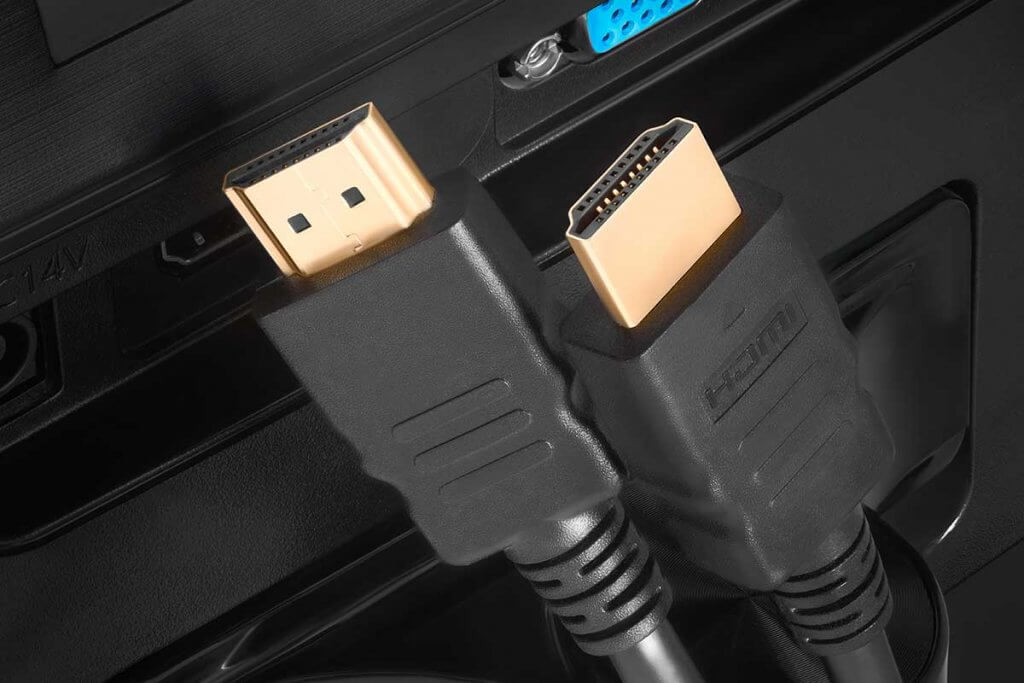 Zwei HDMI-Anschluesse