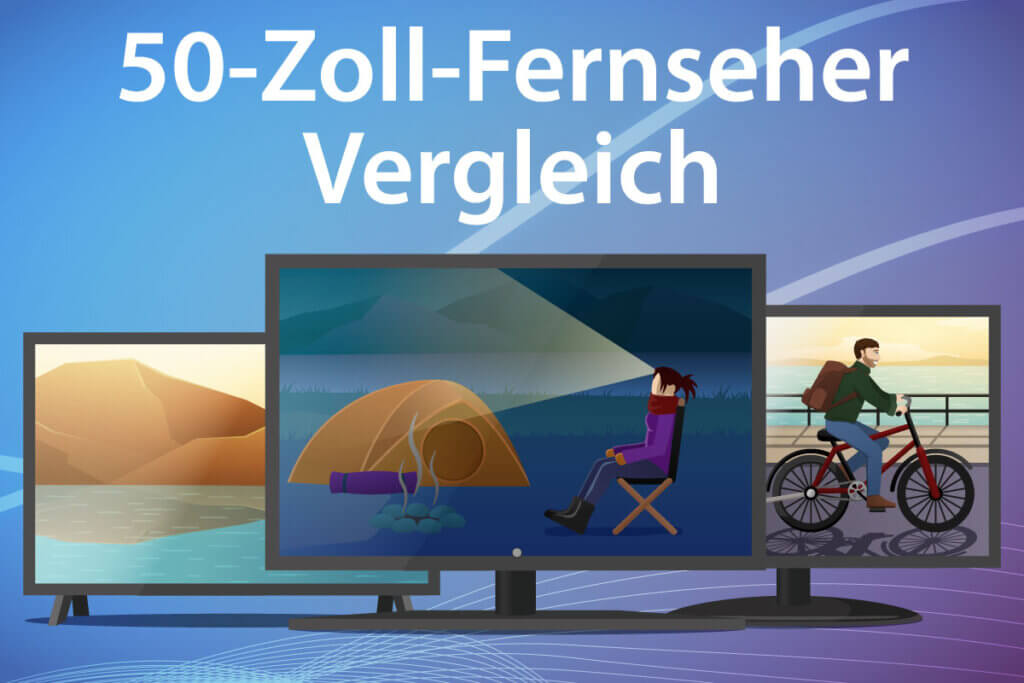 Die besten 50-Zoll-Fernseher im Vergleich