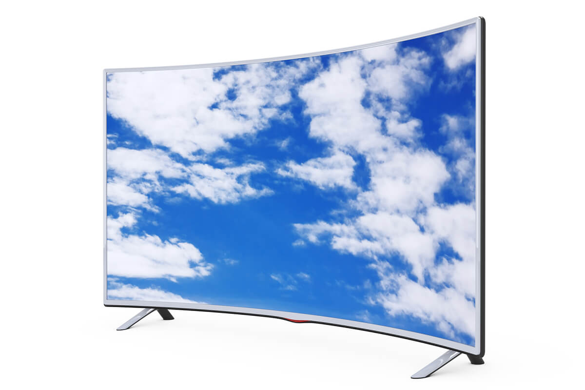 Curved-TV