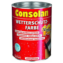 weiße Wetterschutzfarbe