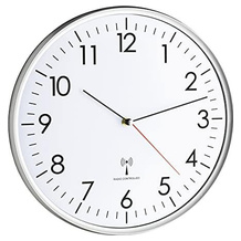 lautlose Funk-Wanduhr