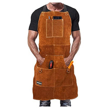 Leder-Grillschürze