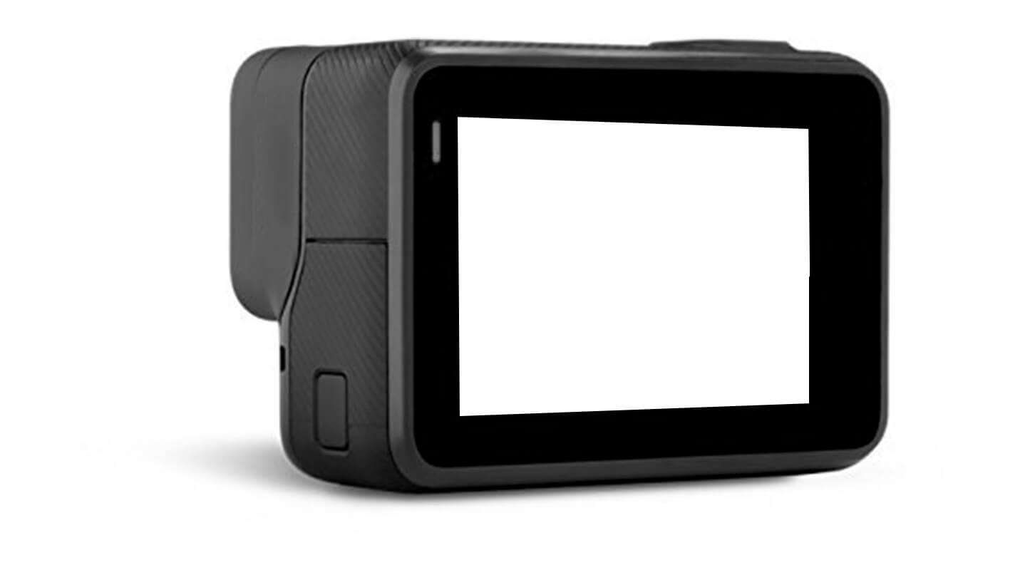Action-Cam mit Touchscreen