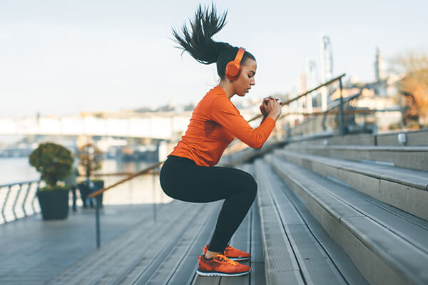 Bluetooth Kopfhörer beim Sport