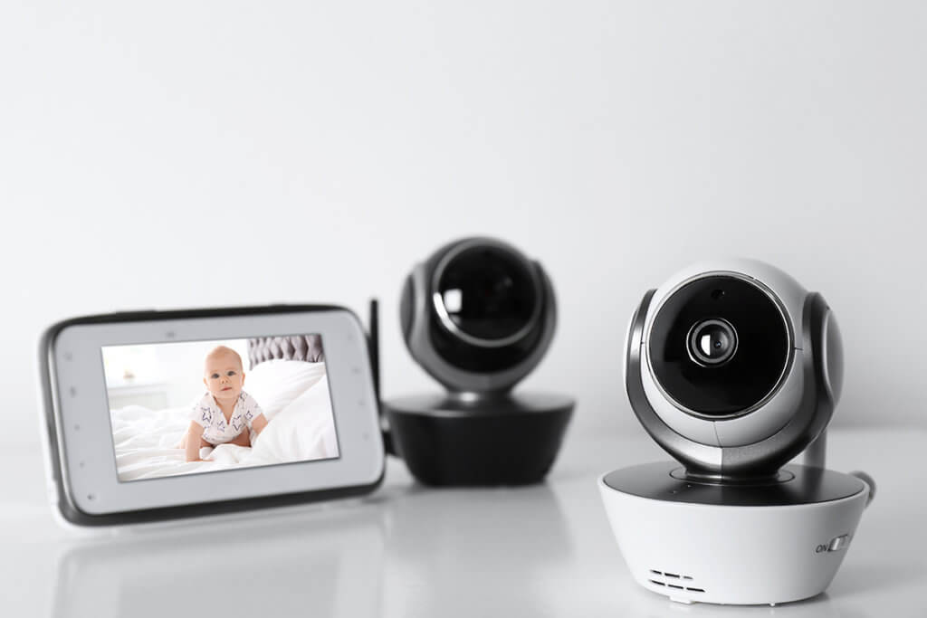 Babyphone-Kamera und Bildschirm