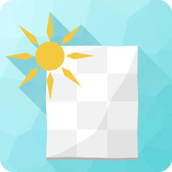 Icon zu leichter Sommerdecke