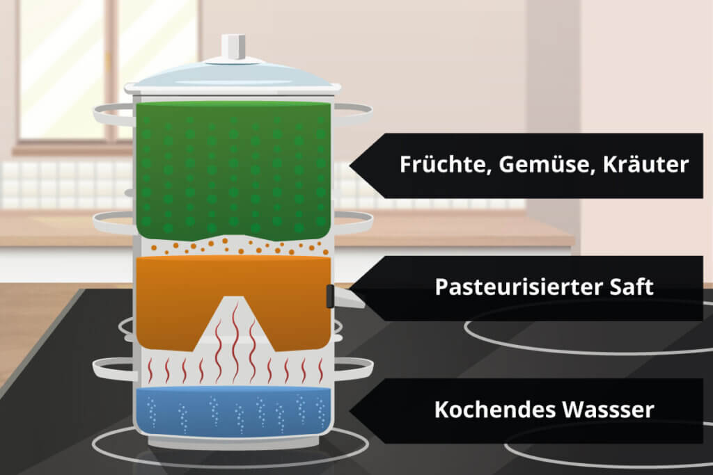 Funktionsweise Dampfentsafter