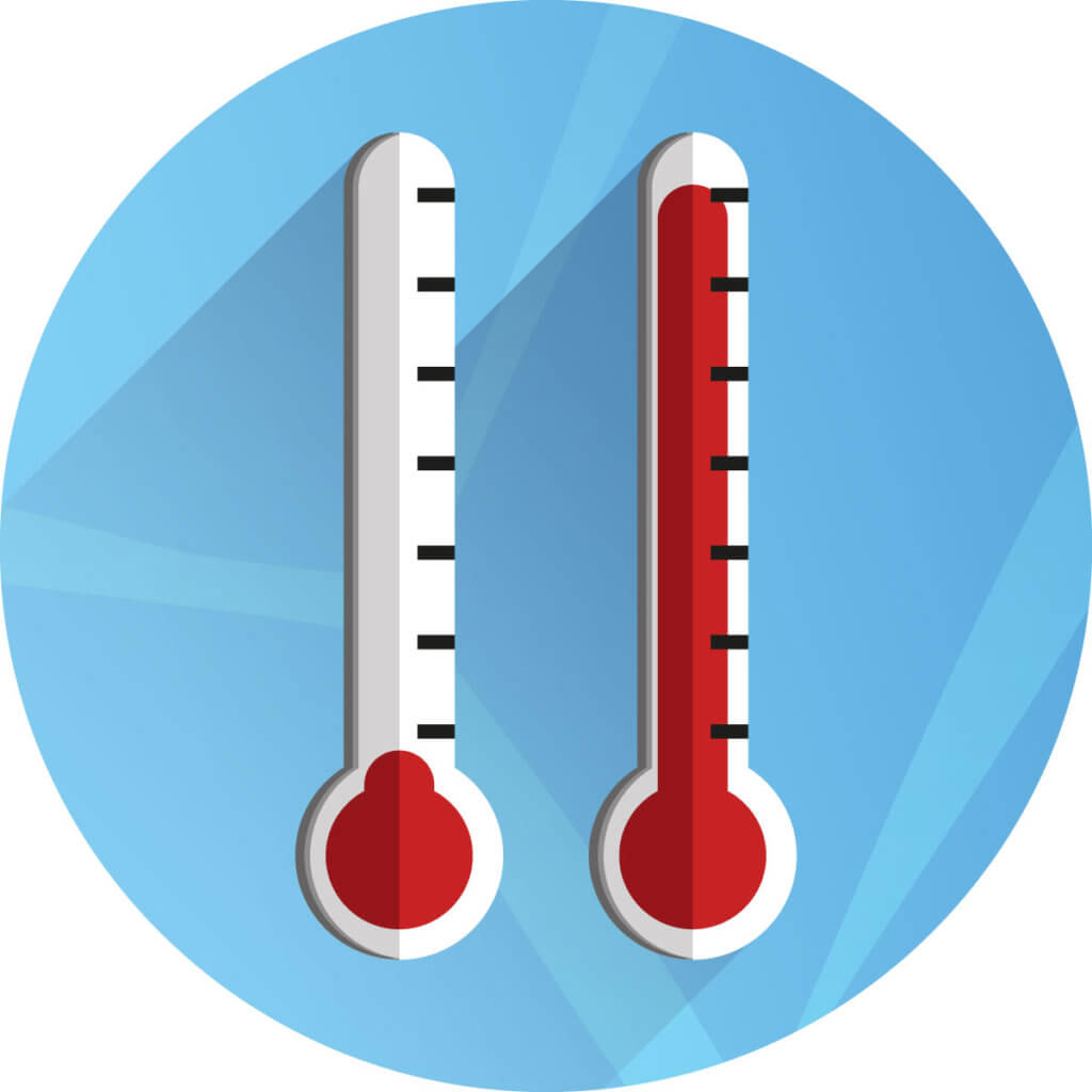 Temperaturspanne - Icon